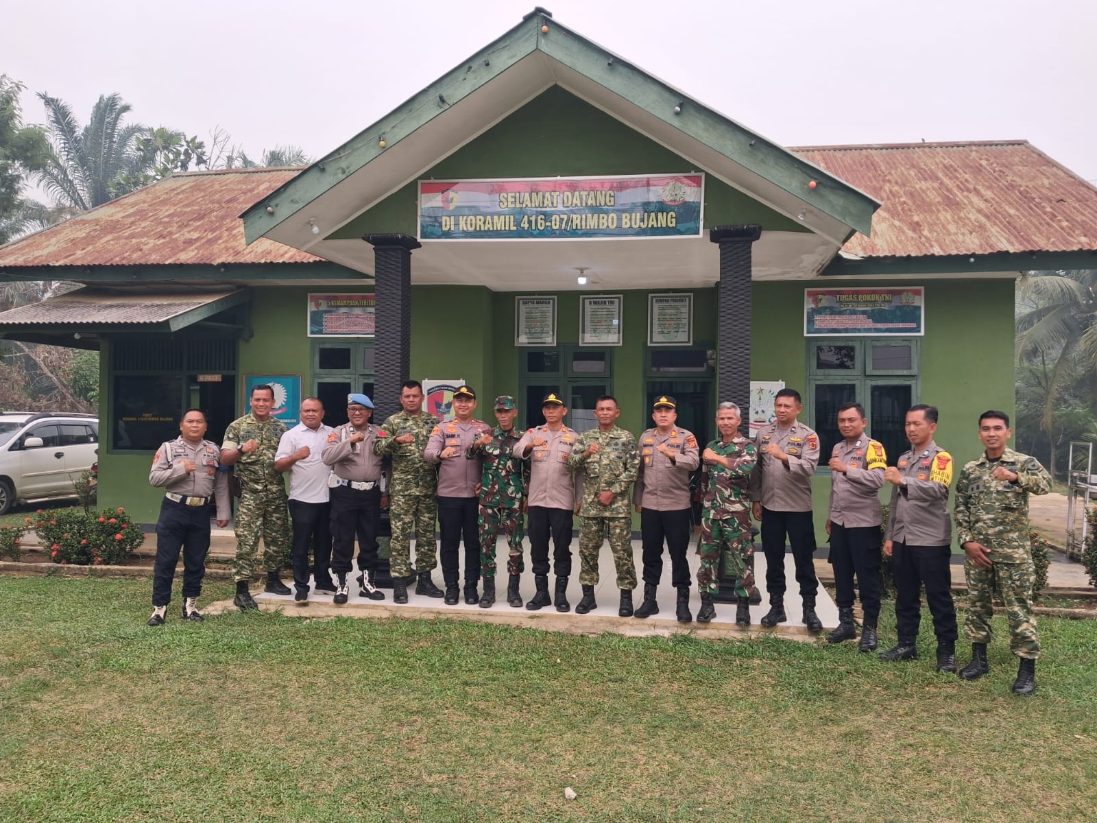 Polres Tebo Perkuat Sinergitas TNI-Polri melalui Ucapan HUT ke-81 TNI